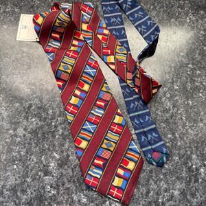Vintage Tommy Hilfiger Men's Silk Tie
